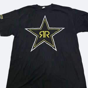 Rockstar Energy Drink Harley-Davidson 110th Anniversary T-Shirt Mens Large